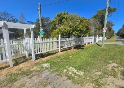 timber picket fence Aspley