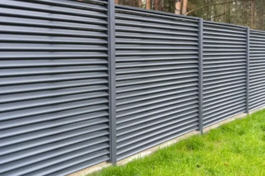 aluminium slat fencing