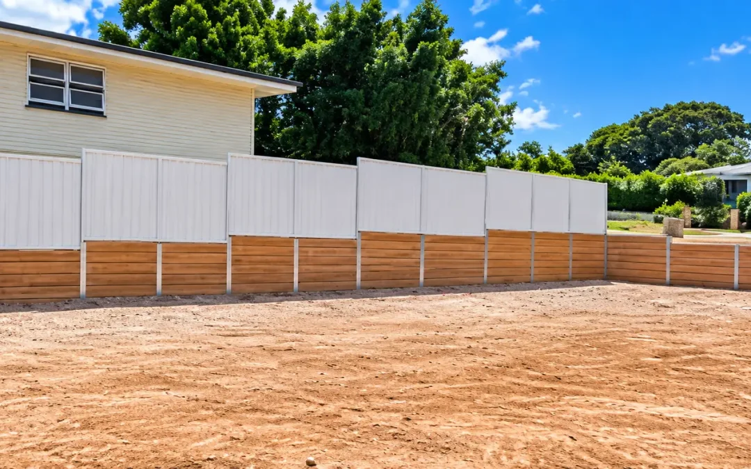 Colorbond Fencing & Retaining Wall Installation in Geebung